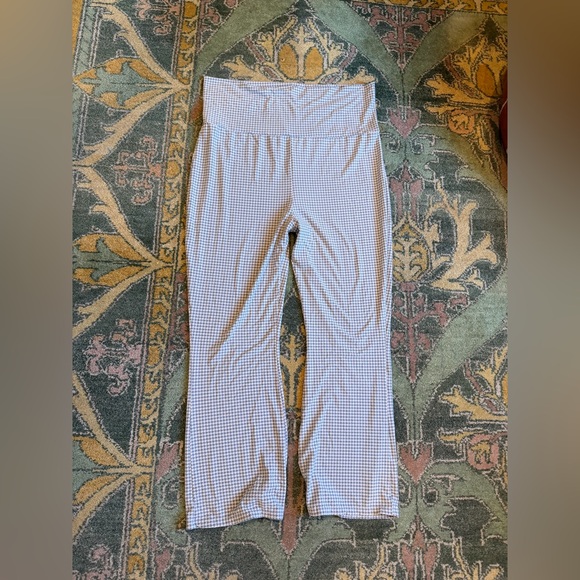 Hatch - Bodyflex Crop Flair Houndstooth Maternity Before During & After Pants - Picture 2 of 4